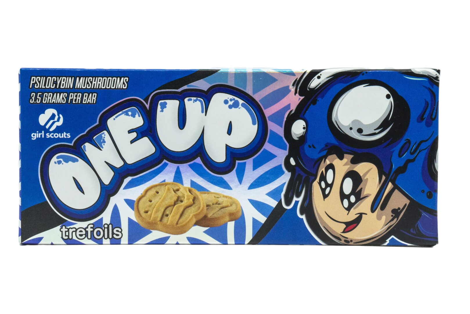 One-Up-Trefoils One up Trefoils mushroom Chocolate Bars